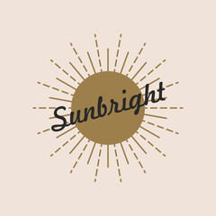 sunlight icon vector