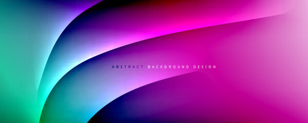 Dynamic trendy simple fluid color gradient abstract background with line effects. Vector Illustration For Wallpaper, Banner, Background, Card, Book Illustration, landing page