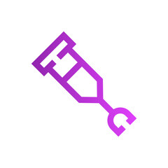 crutch gradient icon