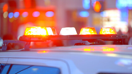 NYPD New York Police Car on duty - travel photography © 4kclips
