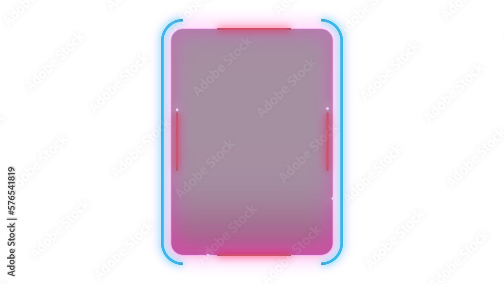 Poster abstract hud display infographic sci-fi futuristic frame information