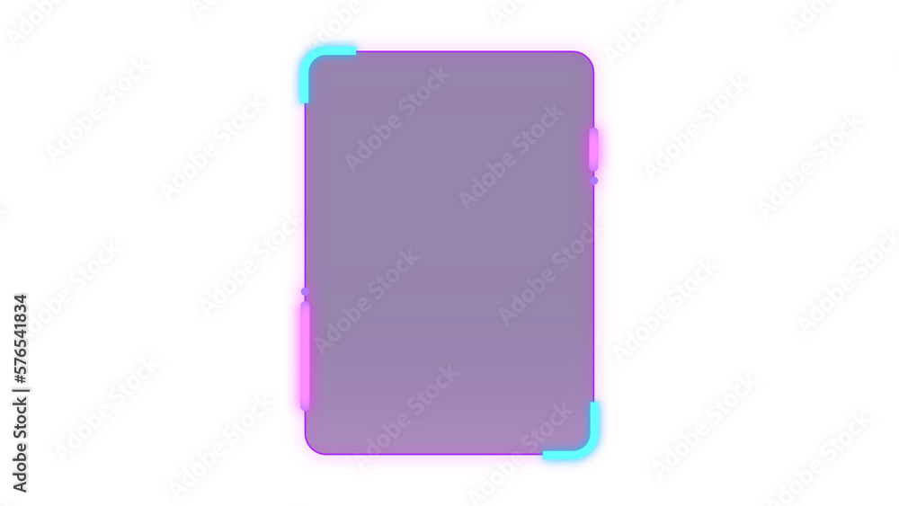 Poster abstract hud display infographic sci-fi futuristic frame information