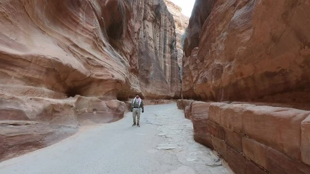 the petra gorge called siq