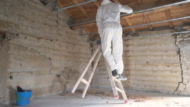 Risk And Hazard at Construction Site Work Job - Static Wide