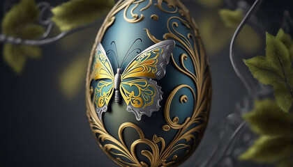 Easter Eggs. Generative AI