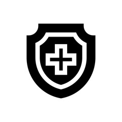 insurance glyph icon