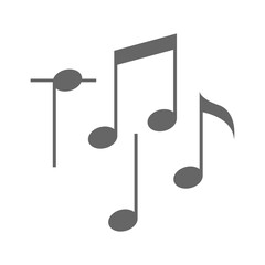 Musical note icon design
