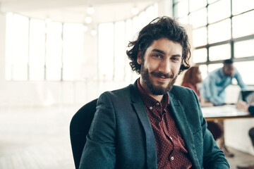 One of the best companys to work forOne of the best companys to work for. Portrait of a young...