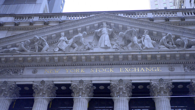 New York Stock Exchange NYSE in Manhattan - NEW YORK CITY, UNITED STATES - FEBRUARY 14, 2023