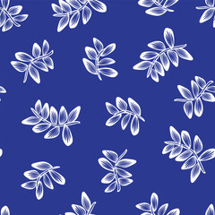 Tropical Leaf Seamless Pattern Design