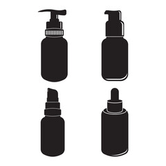 Oil serum icon symbol ,illustration design template.