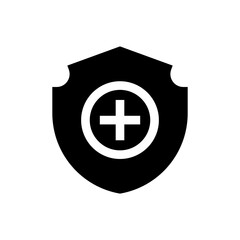 Obraz premium immunity glyph icon