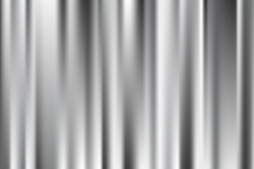 Obraz premium Silver foil background. Metal gradient vector shiny pattern. Chrome stainless gradation surface with reflection. Glossy grey brushed material.