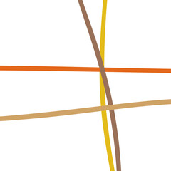 Yellow Brown Graphic Lines