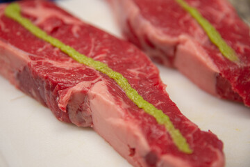Sirloin with Wasabi Paste
