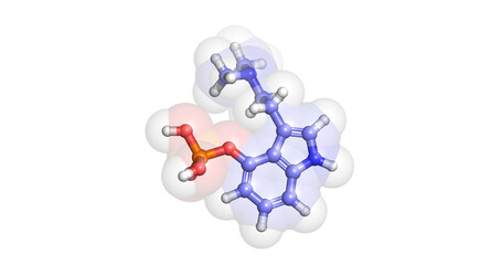 Psilocybin 3D molecule 4K
