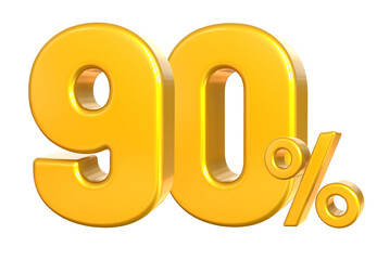90 Percent Golden Sale of Discount