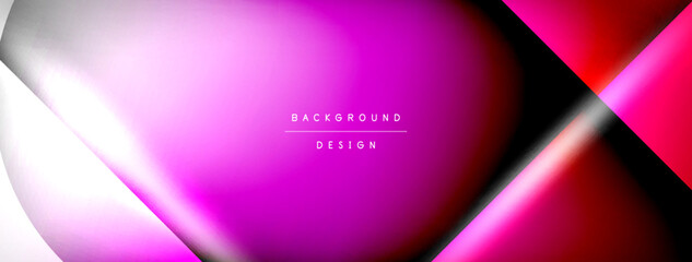 Vector abstract line background with glowing effects and shadows. Vector Illustration For Wallpaper, Banner, Background, Card, Book Illustration, landing page