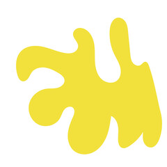 Yellow Abstract Shapes 