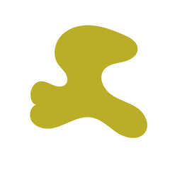 Yellow Abstract Shapes 