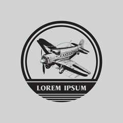 aircraft logo , air plane icon