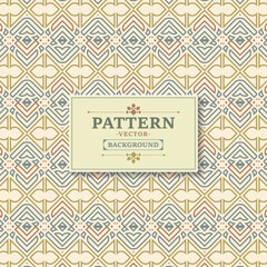 Vector seamless geometric pattern texture