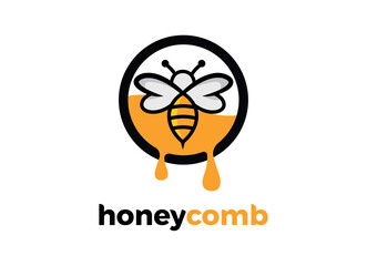 Honey Bee animals logo vector