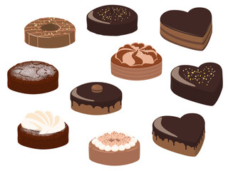 チョコレートケーキセット