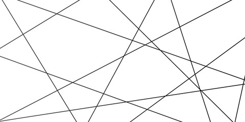 Black and white liens with many squares and triangles shape on transparent background. Random graphics scratch lines background.	