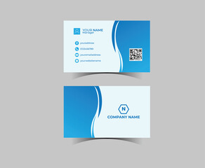 modern corporate business card template. business card design.