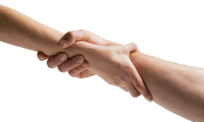 Two hands helping another. People helping concept