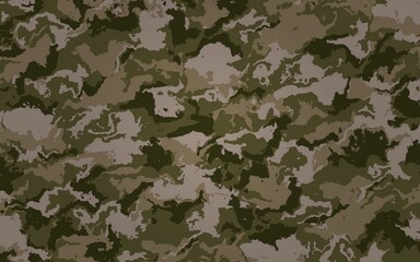 Background illustration with camouflage pattern