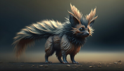Naklejka premium Artificial Intelligentsia: A Collection of Wired Creatures for Technology and Innovation Enthusiasts, Synthetica: A Series of Synthetic Animals from the Future