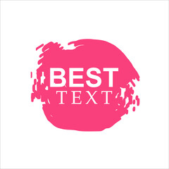 Grunge Brush vector illustration ,paint texture Line art, circle abstract background,flyer, poster template forpromotion designs