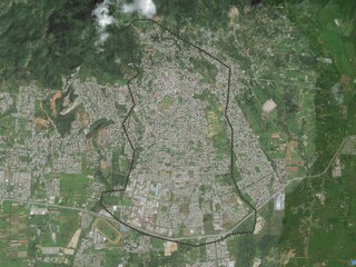 Arima, Trinidad and Tobago. High-res satellite. No legend