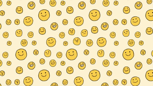 4k doogle yellow smile sameless background