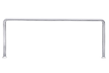 Stainless steel railing.