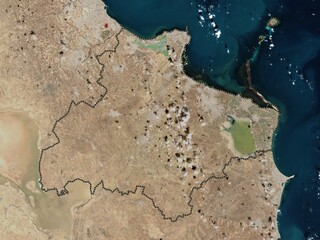 Monastir, Tunisia. Low-res satellite. No legend