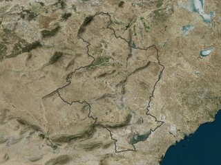 Sidi Bou Zid, Tunisia. High-res satellite. No legend