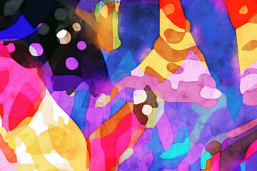 Fototapeta premium Beautiful colorful abstract geometric texture
