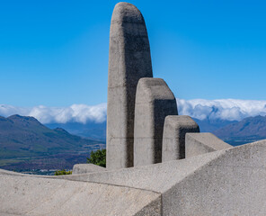 The Afrikaans Language Monument near Paarl in the Western Cape Province South Africa