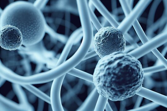 Biomarker Discovery For Diagnostic And Prognostic Or Predictive Medical Purposes - Conceptual Illustration. Generative AI