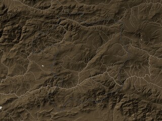 Bingol, Turkiye. Sepia. No legend