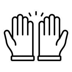 Obraz premium Pray Icon Style