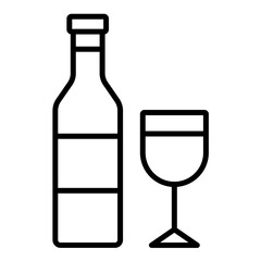 Wine Icon Style