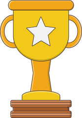 isolated trophy icon