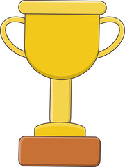 isolated trophy object png