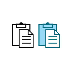 file logo icon illustration colorful and outline