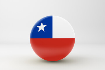 Fototapeta premium Chile Flag