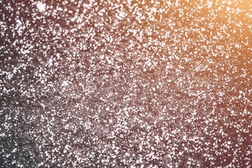 bad interior insulation during winter season. frozen condensation on the window.